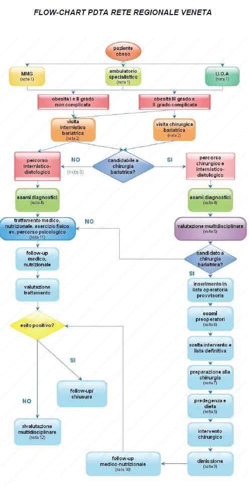 Flow-chart PDTA Regionale Veneta